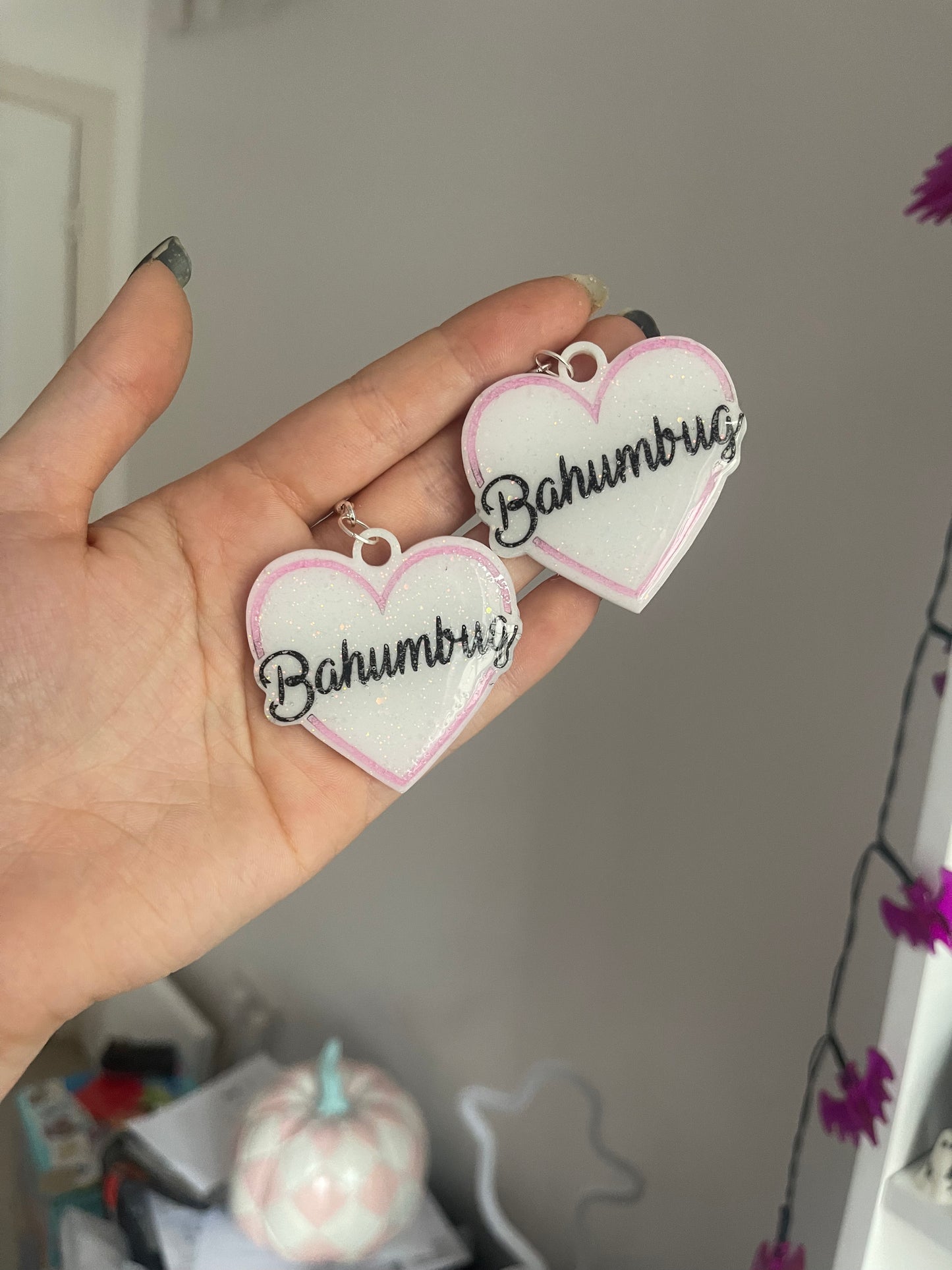 Bahumbug Hearts Earrings