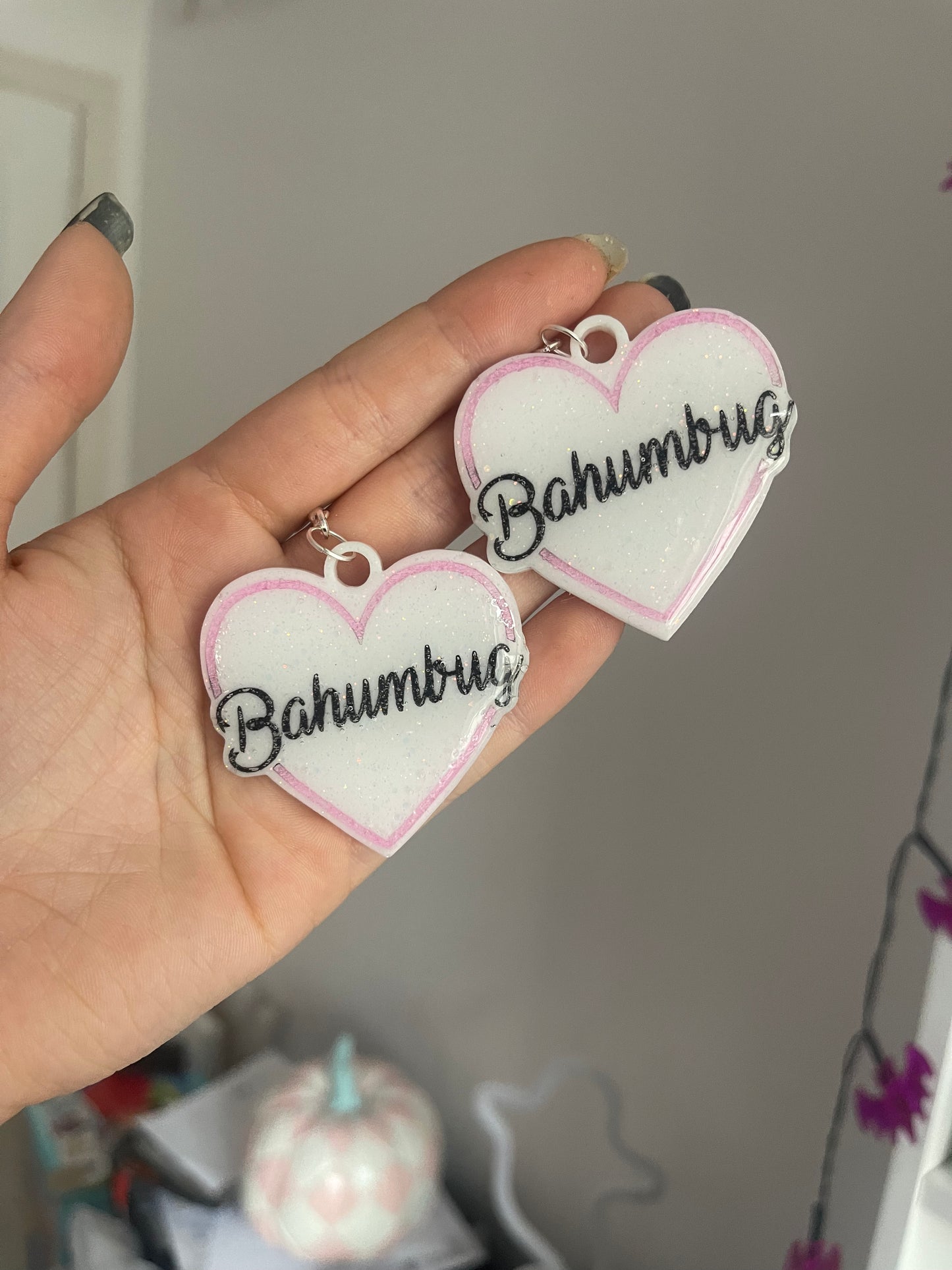 Bahumbug Hearts Earrings