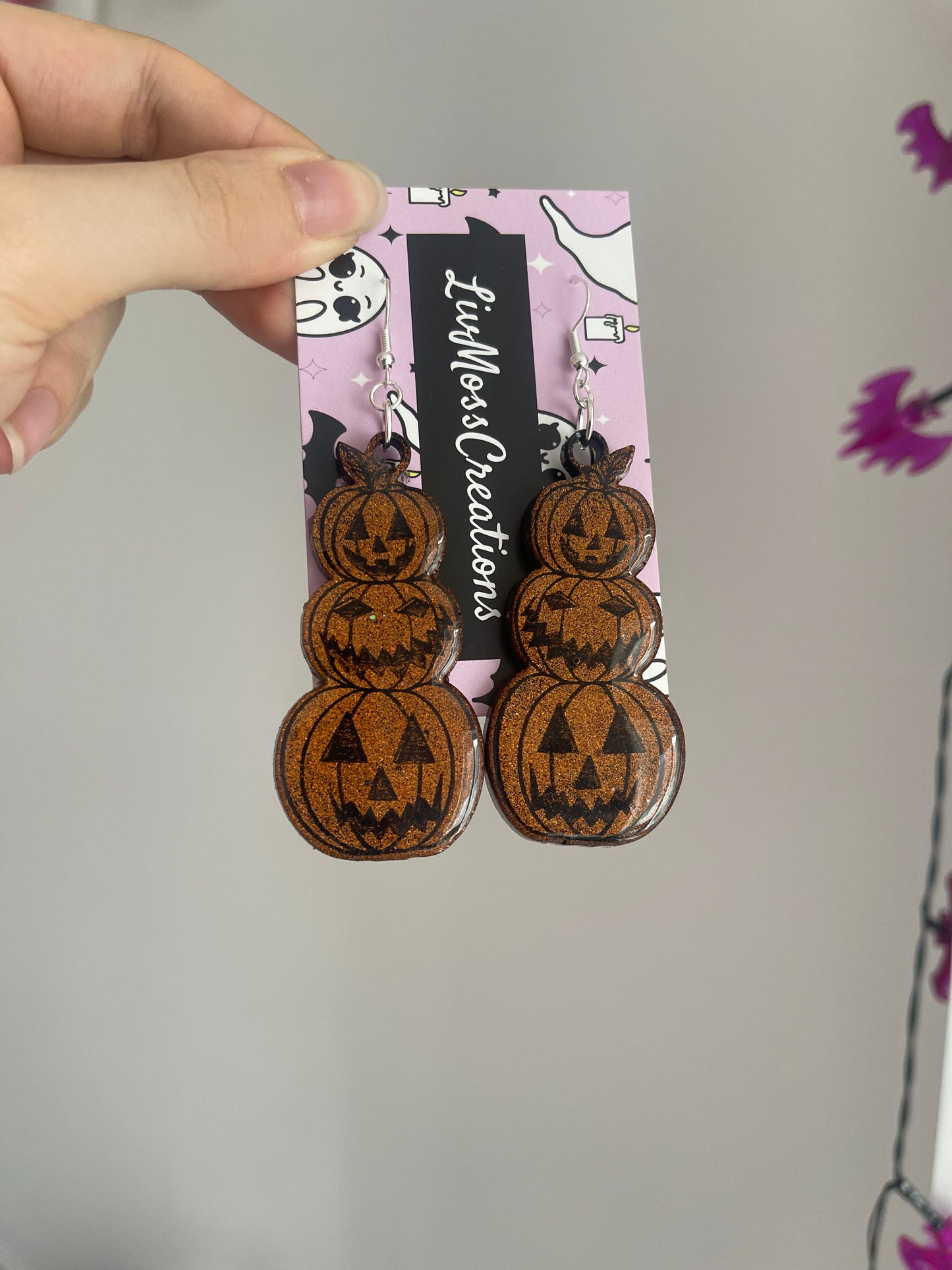 Pumpkin Stack Earrings