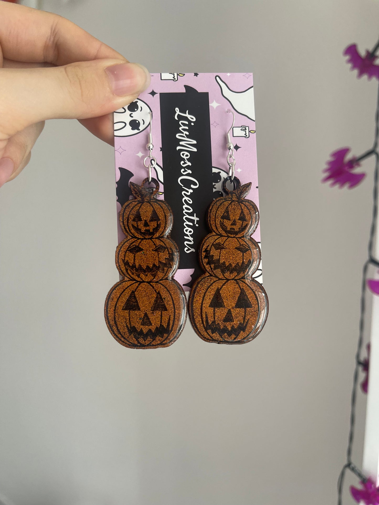 Pumpkin Stack Earrings