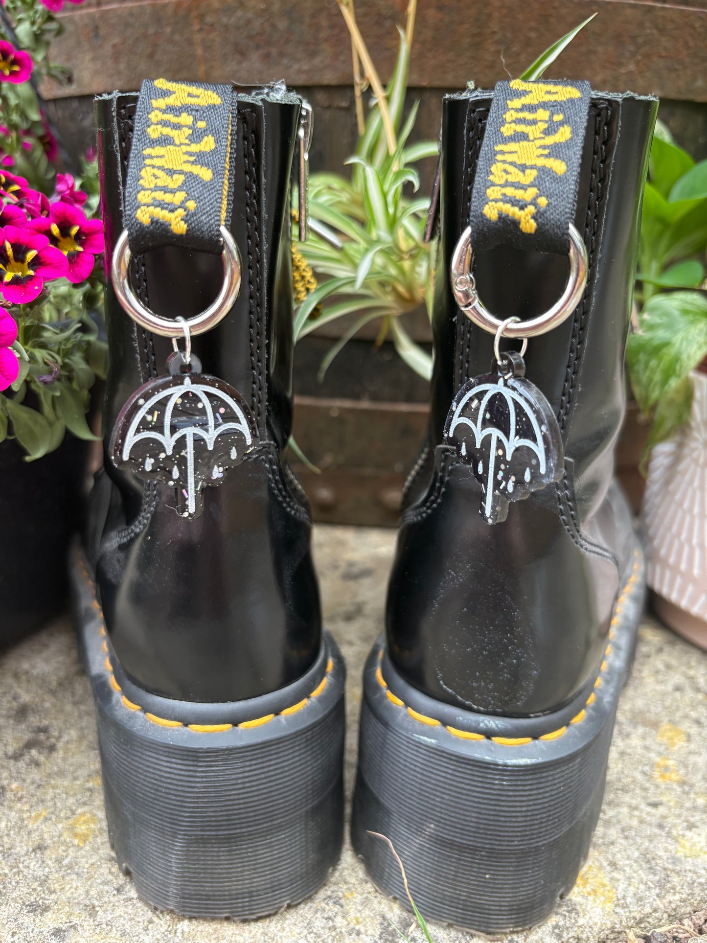 Rainy Umbrella Boot Charms
