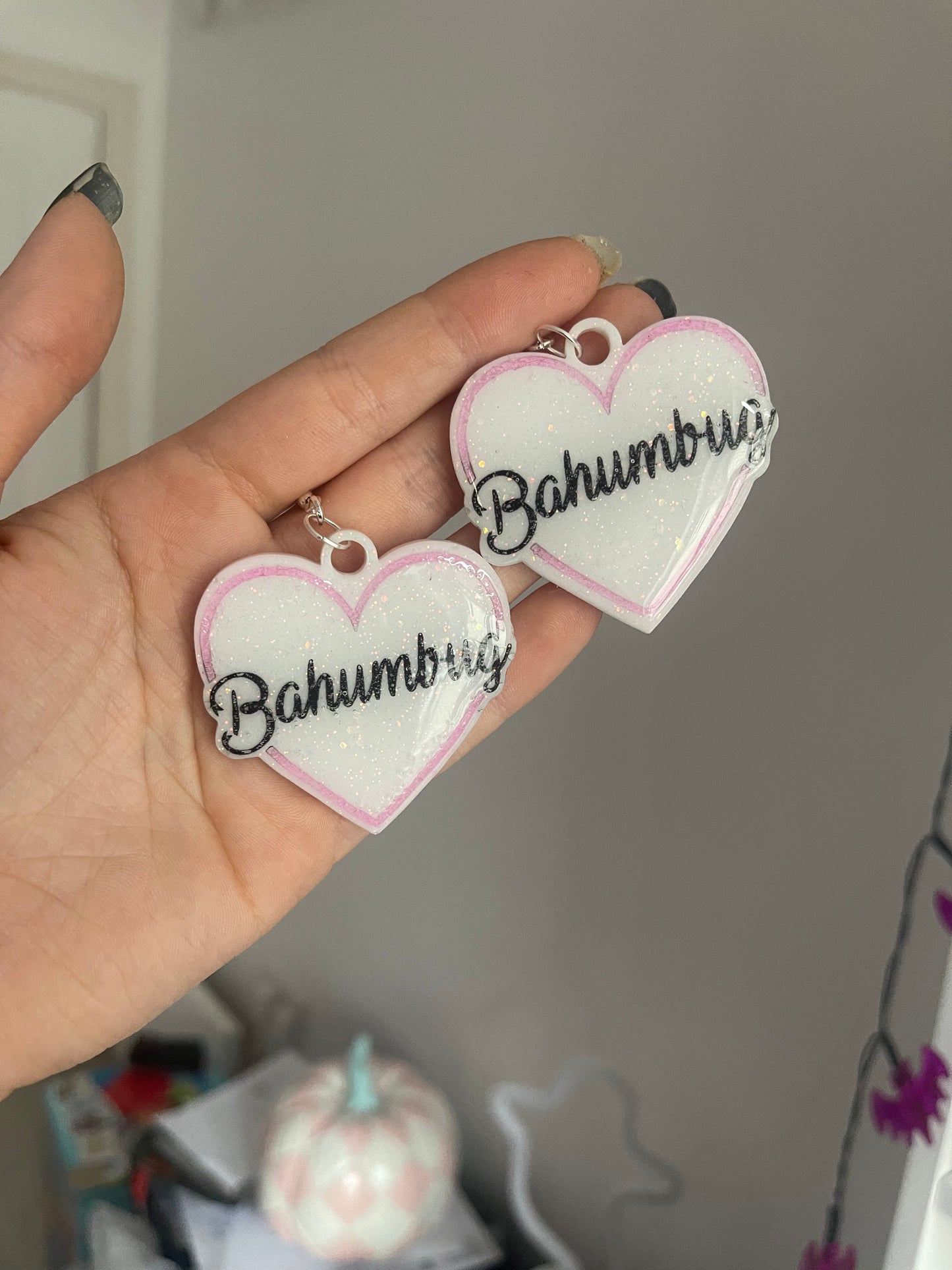 Bahumbug Hearts Earrings