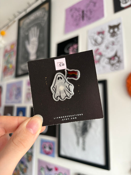 Pride Ghost Pin
