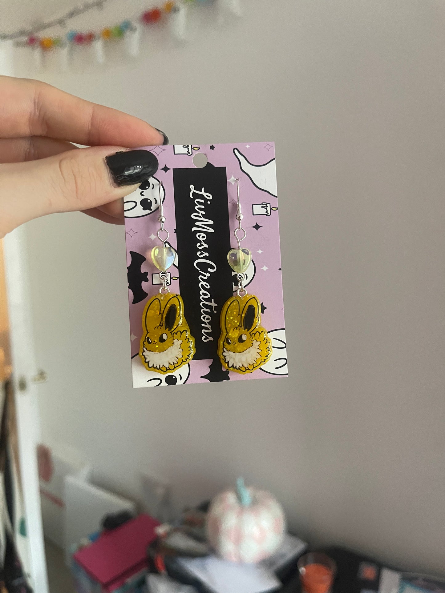 Cute Kawaii Pocket Monster EV Evo’s Earrings - made to order