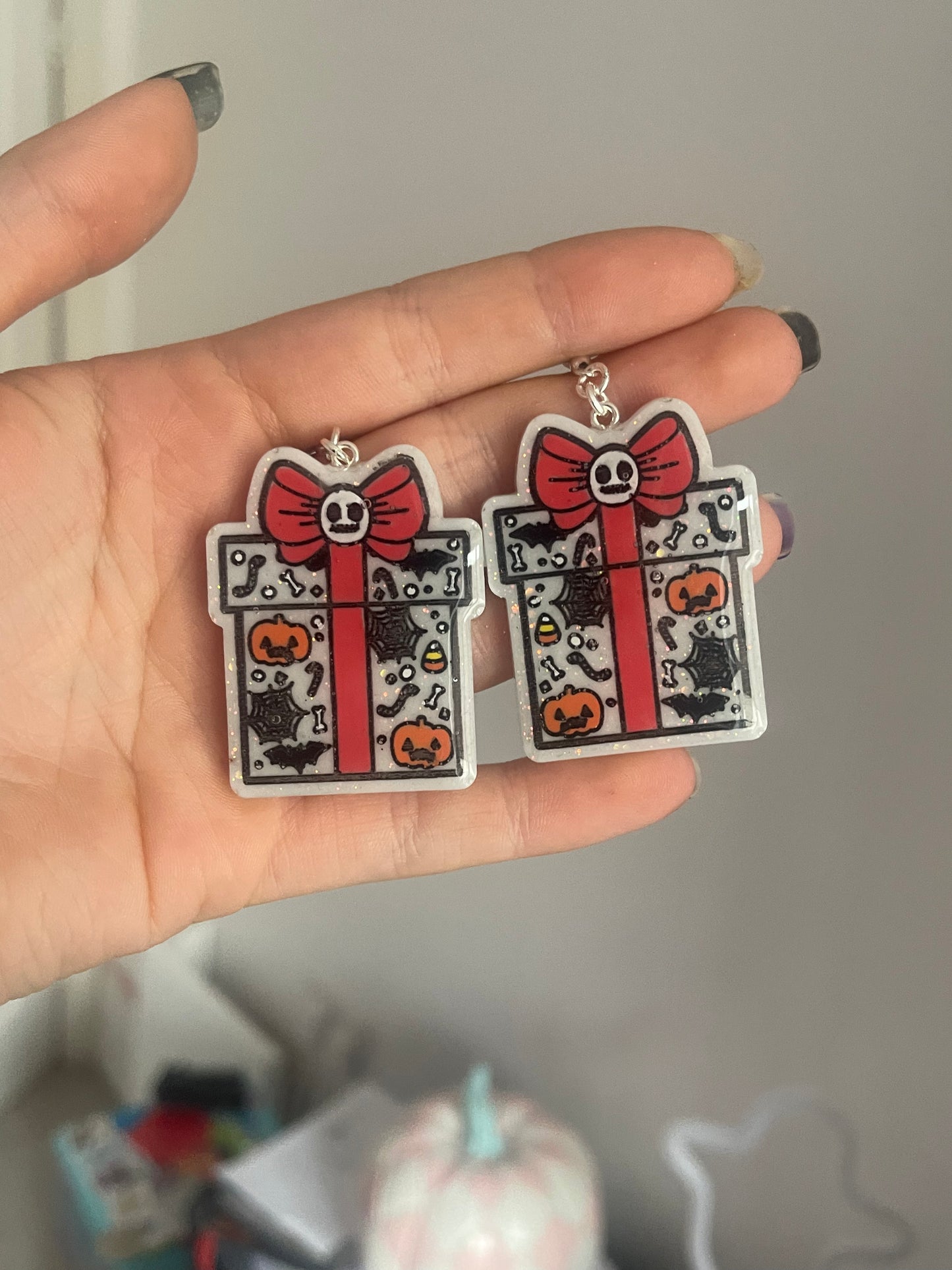 Spooky Presents Earrings