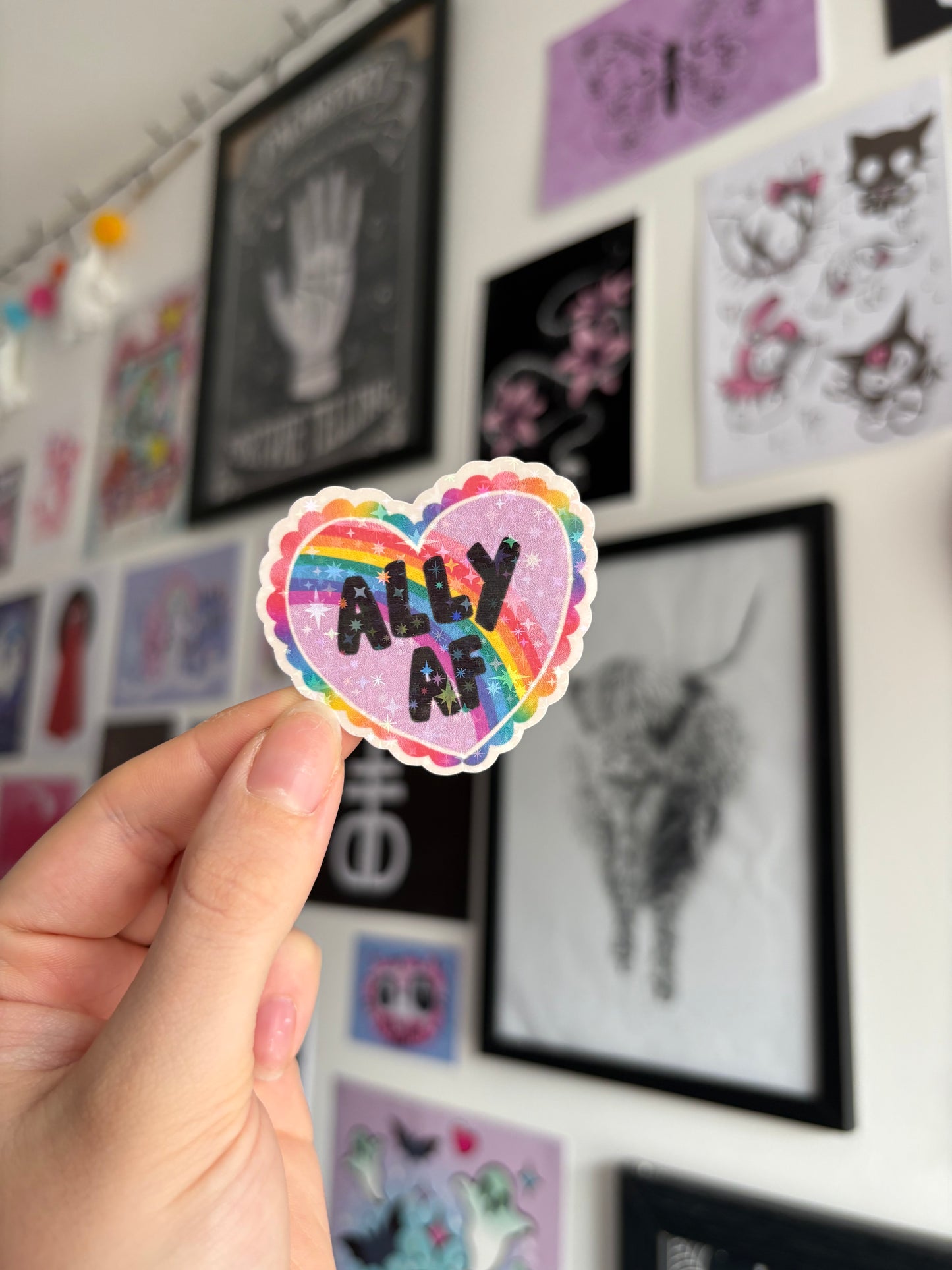 Ally Holographic Sticker