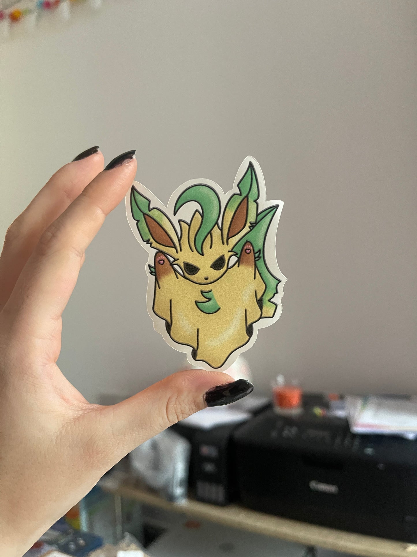 Leaf Ghost Sticker