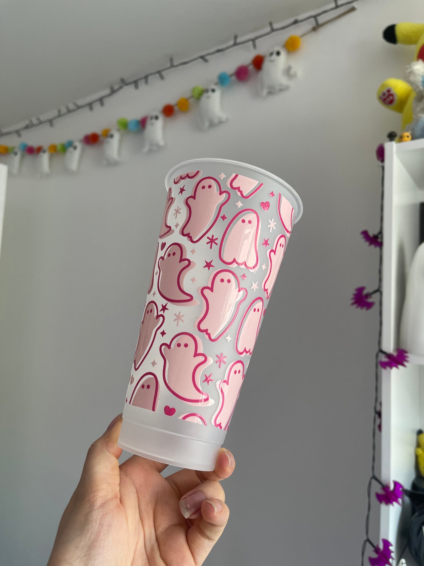 Pink Ghosts Cold Cup