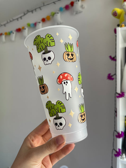 Spooky Plants Cold Cup