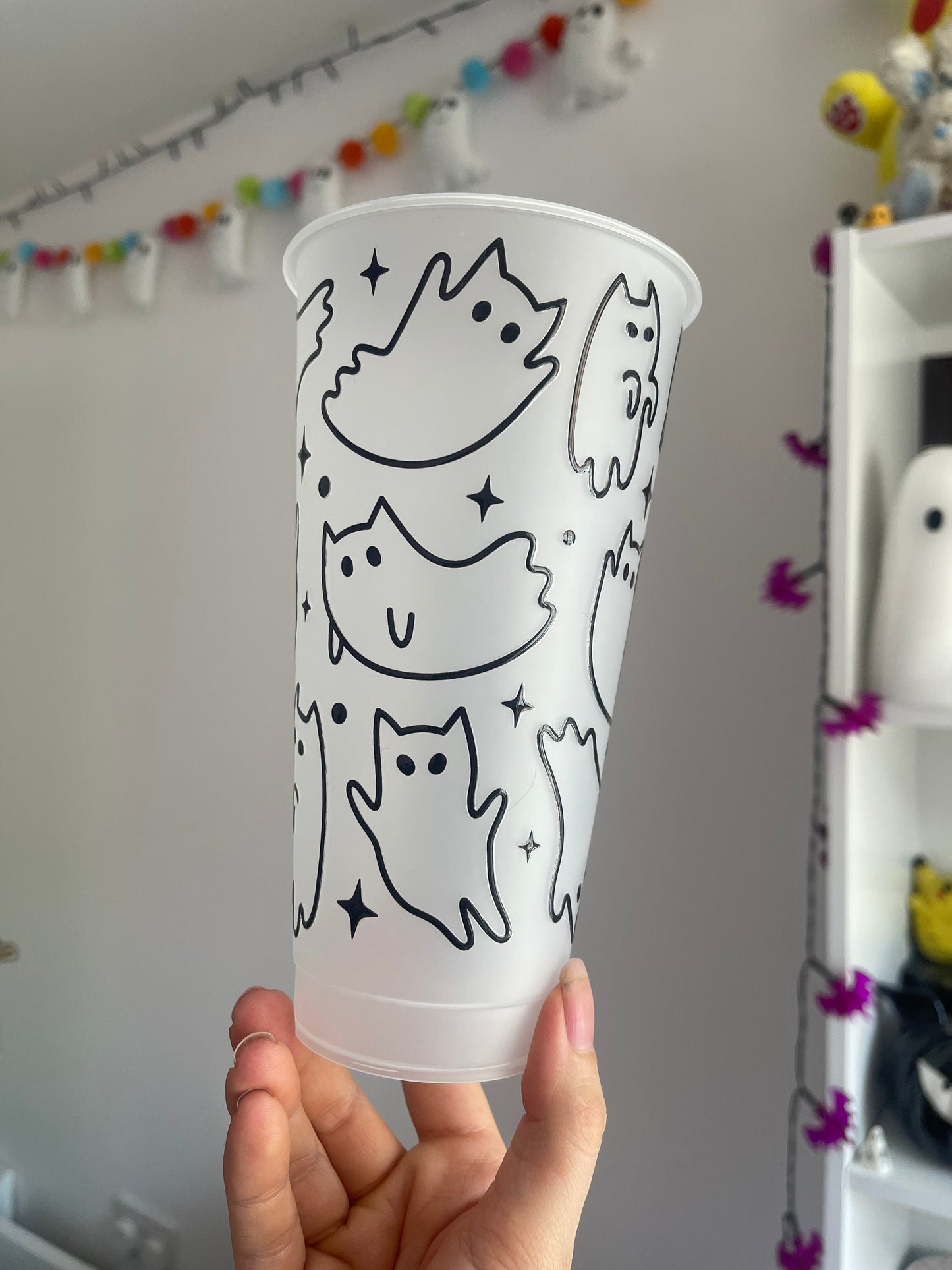 Ghost Kitties Cold Cup