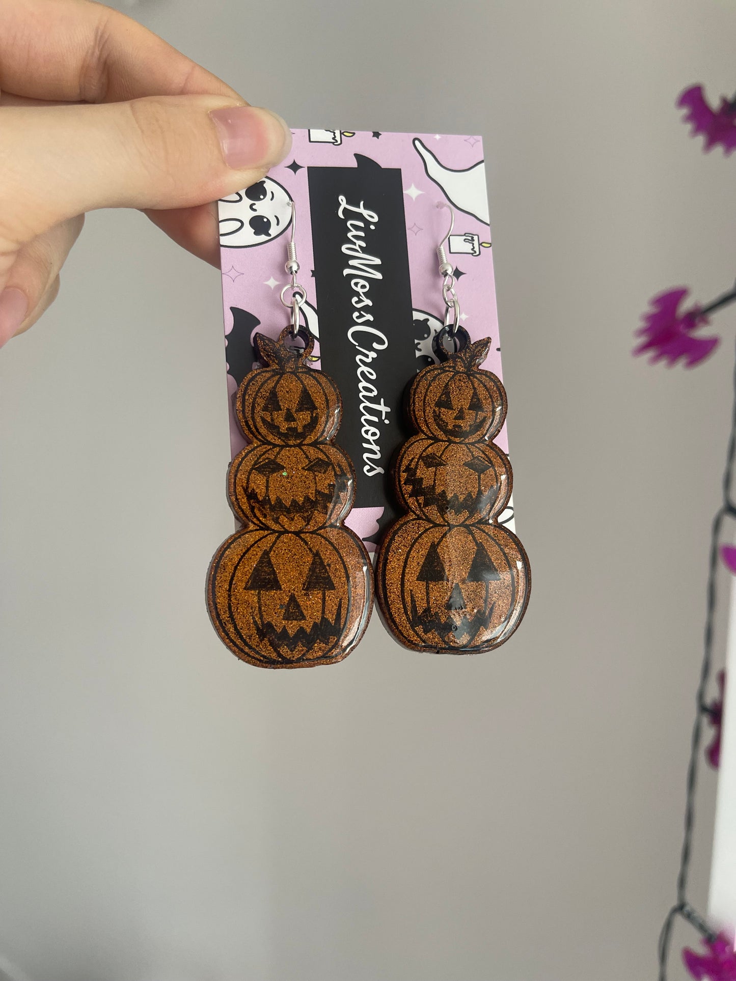 Pumpkin Stack Earrings