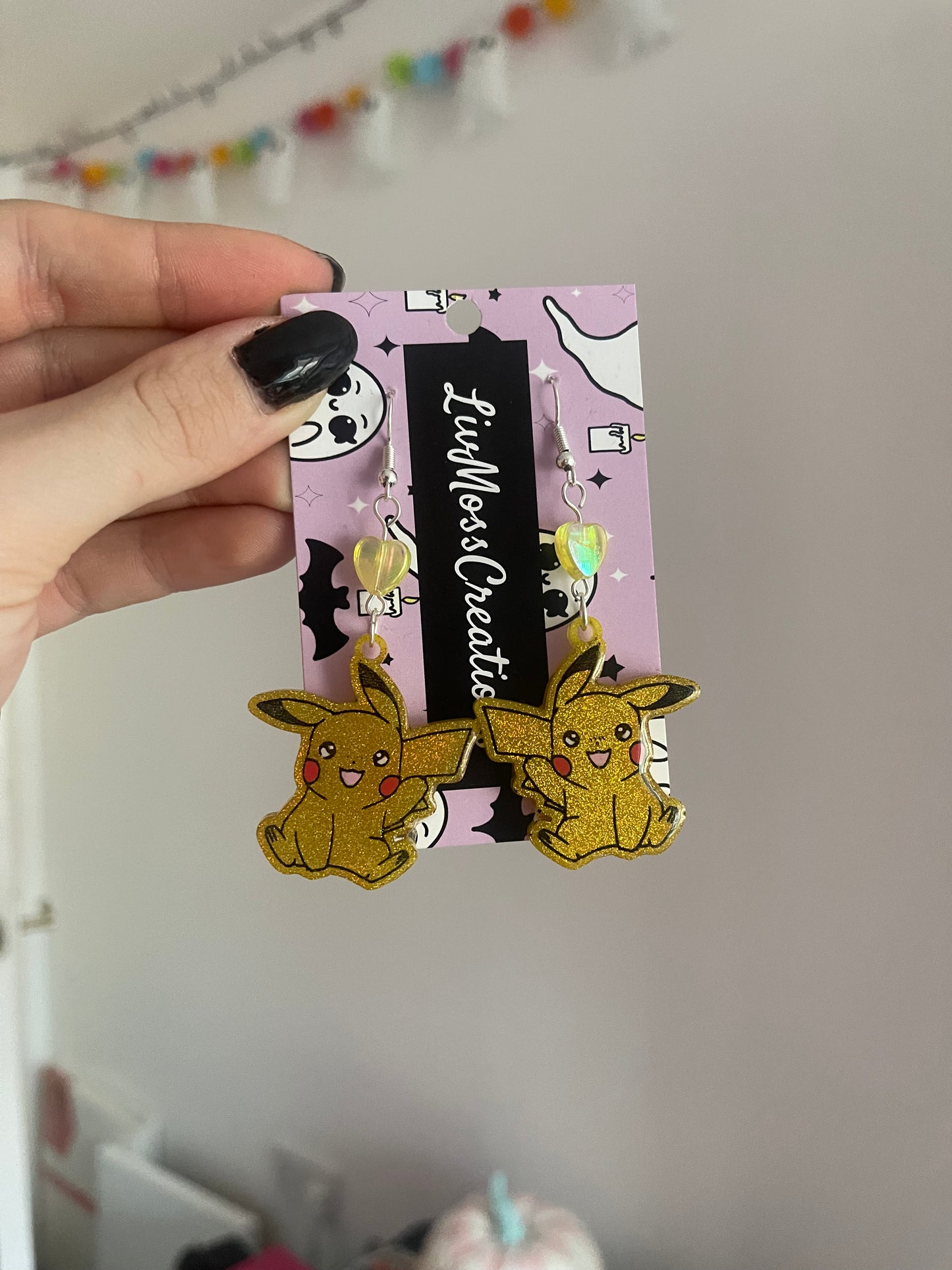 Pocket Monster Earrings - made to order