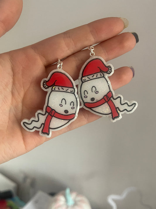 Santa Ghosts Earrings