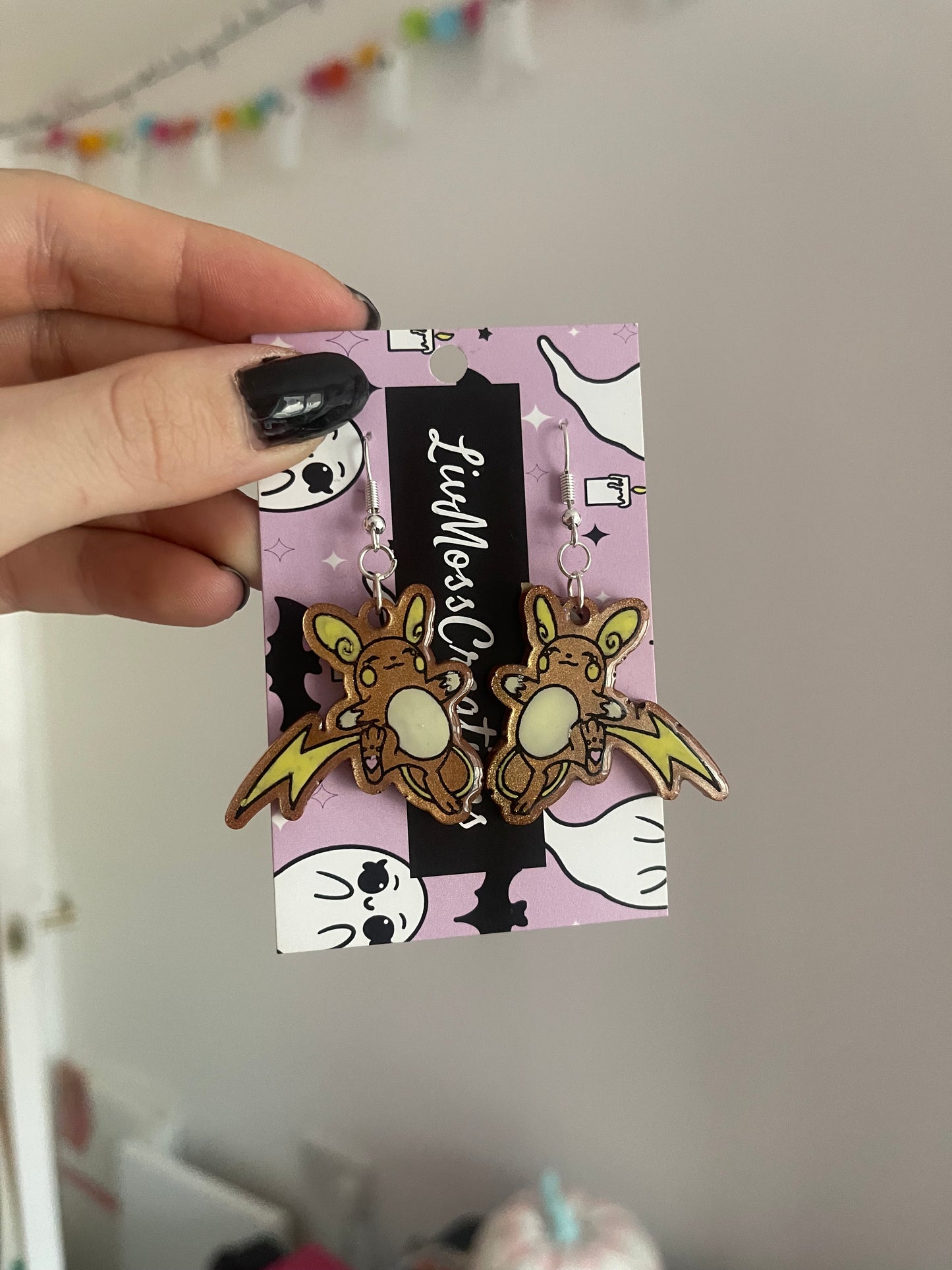 Pocket Monster Earrings - made to order