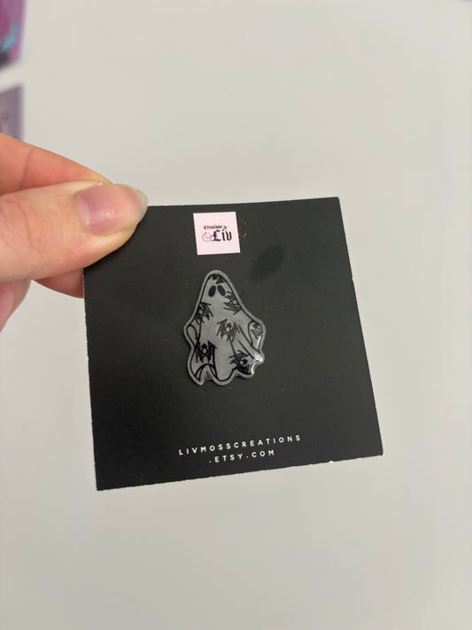 Sleepy Ghost Pin