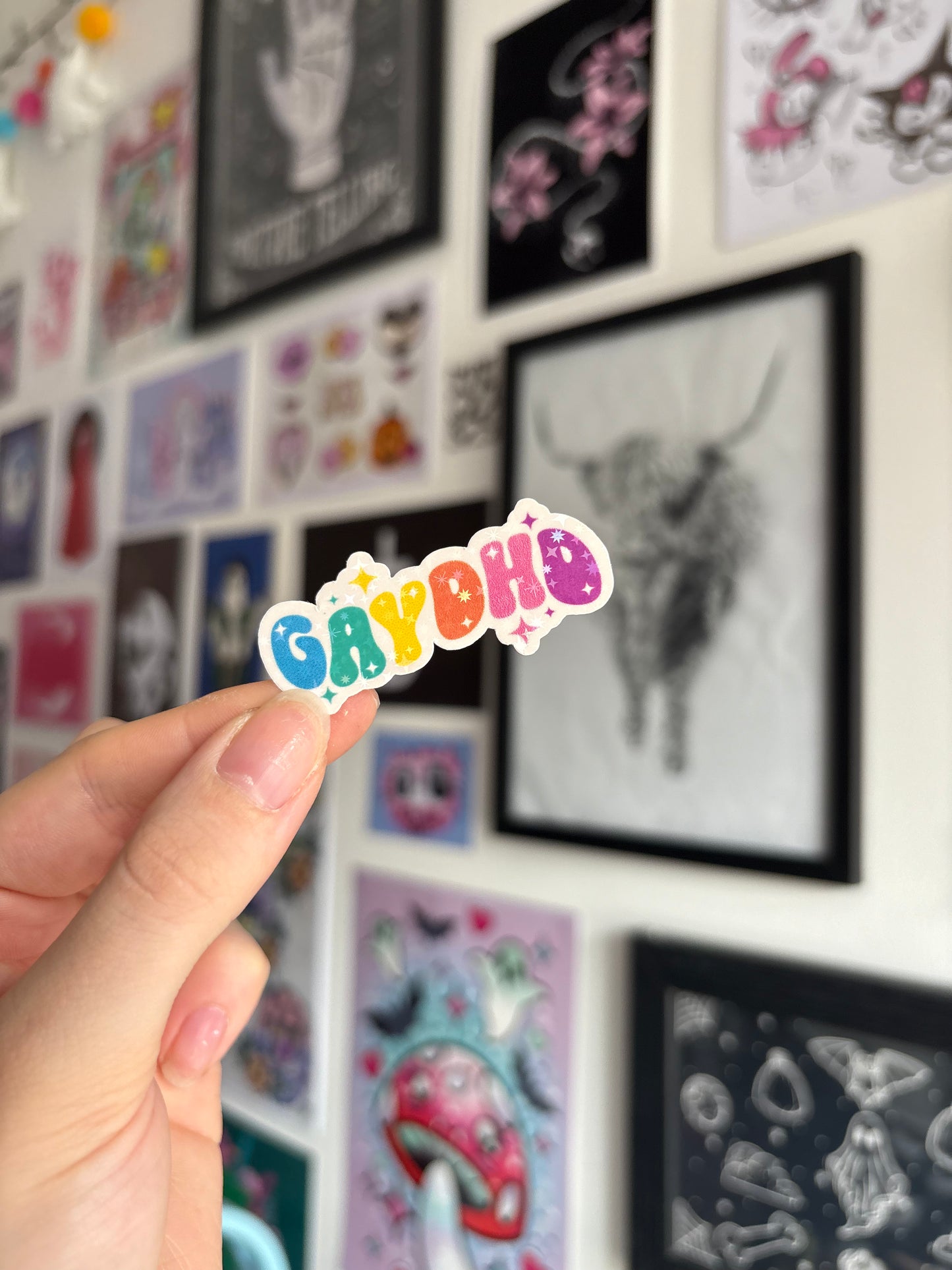 Gaydhd Holographic Sticker