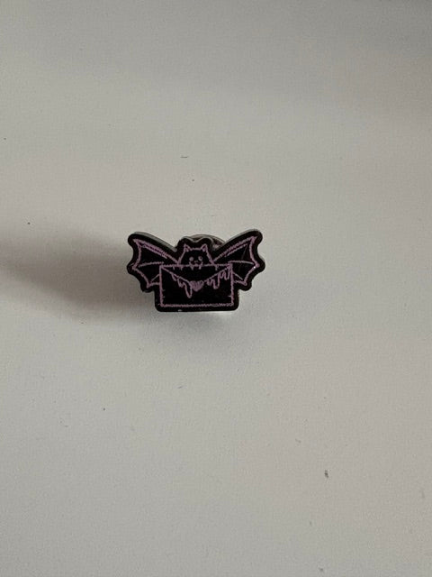 Love Letter Bat Resin Pin