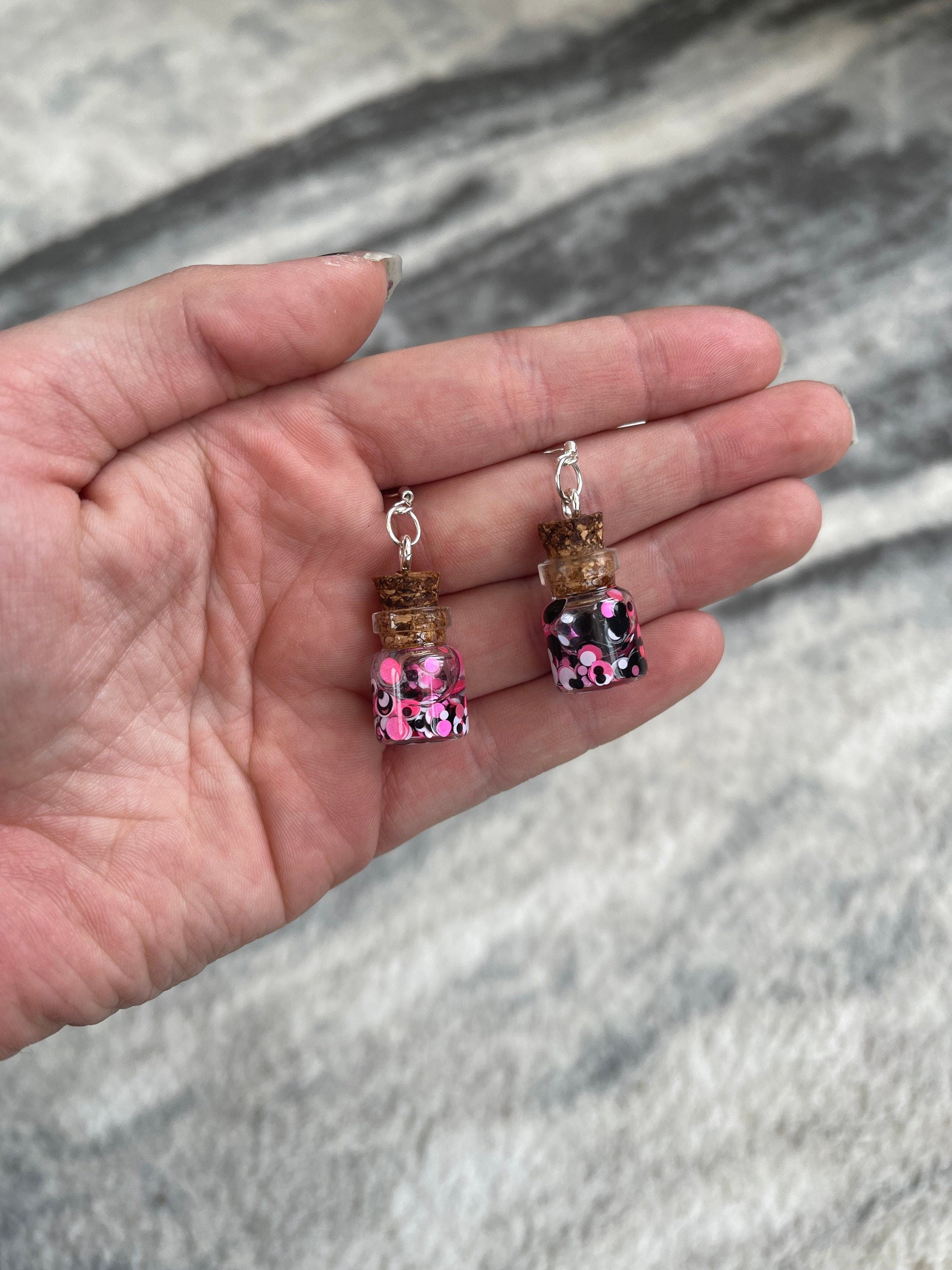 Mini store jar earrings