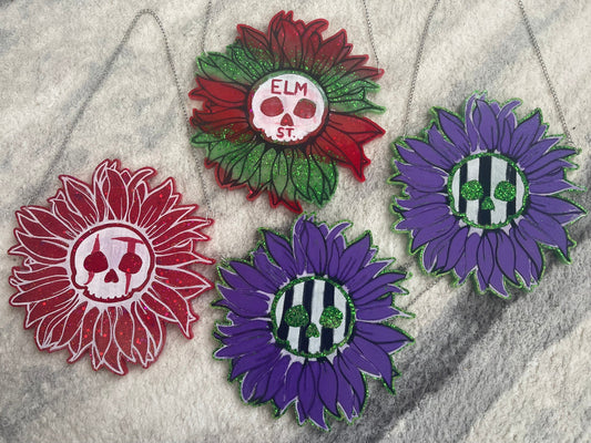 Horror Sunflower Wall Hangings