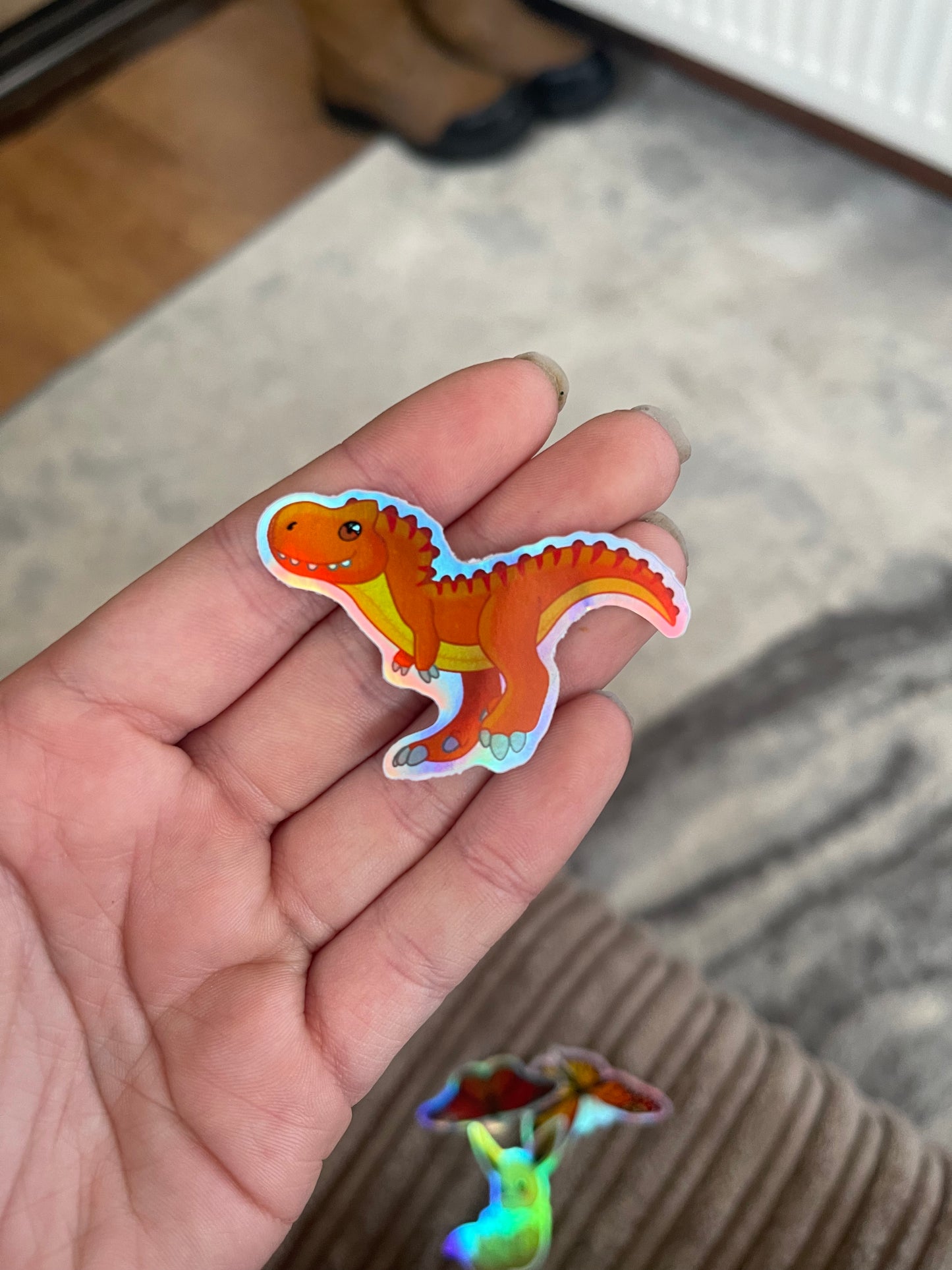 SIENNA FUNDRAISER Iridescent Dinosaur Sticker