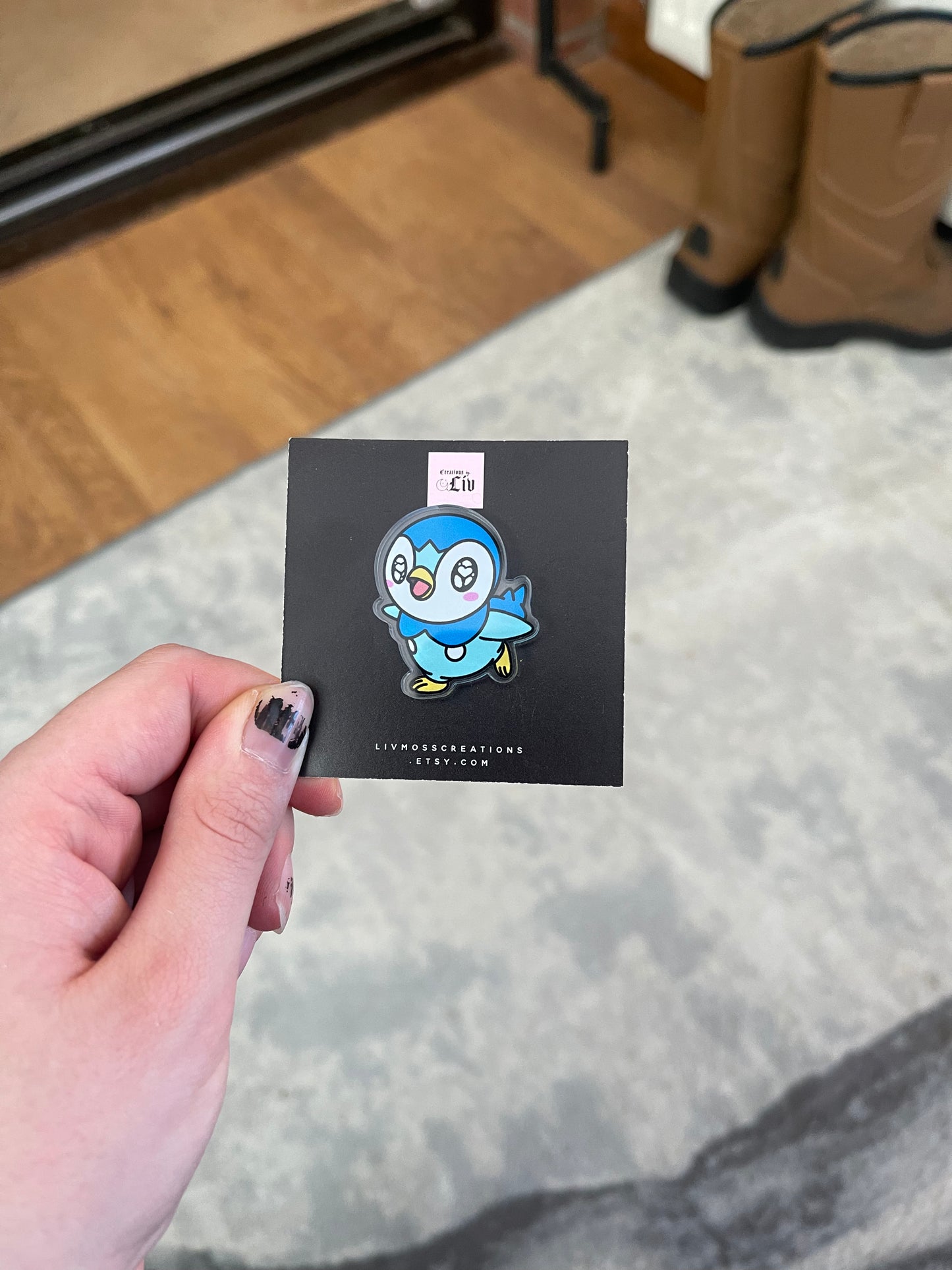 Pip Acrylic Pin