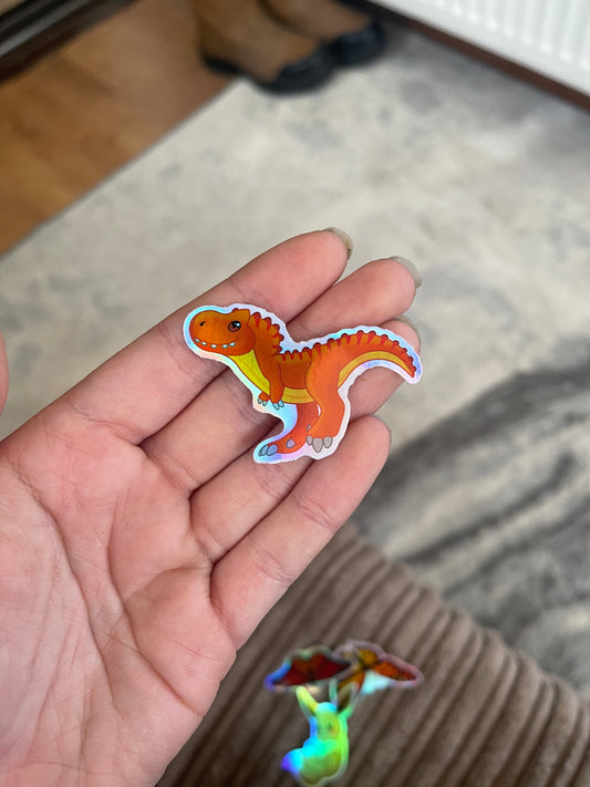 SIENNA FUNDRAISER Iridescent Dinosaur Sticker