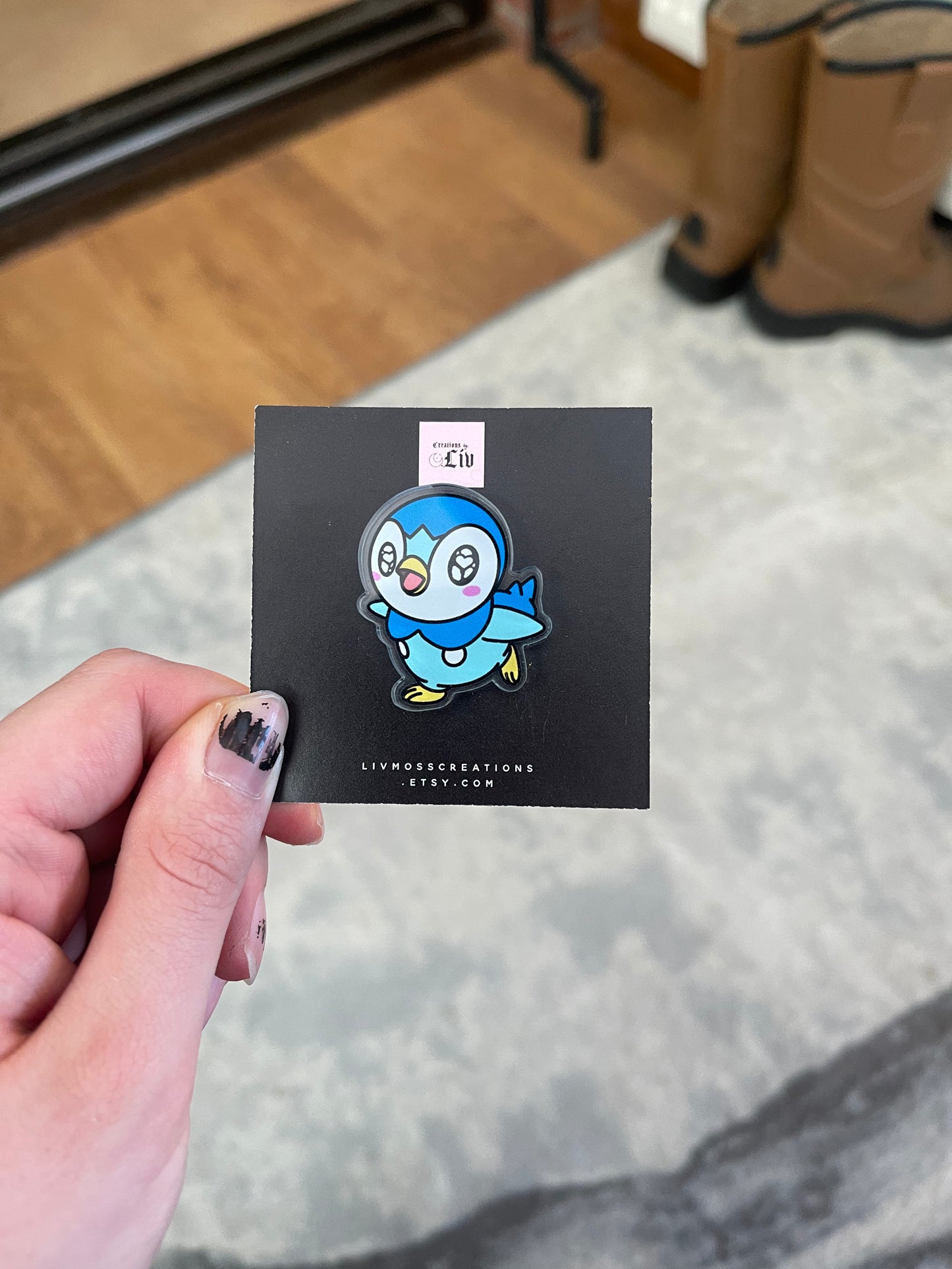 Pip Acrylic Pin