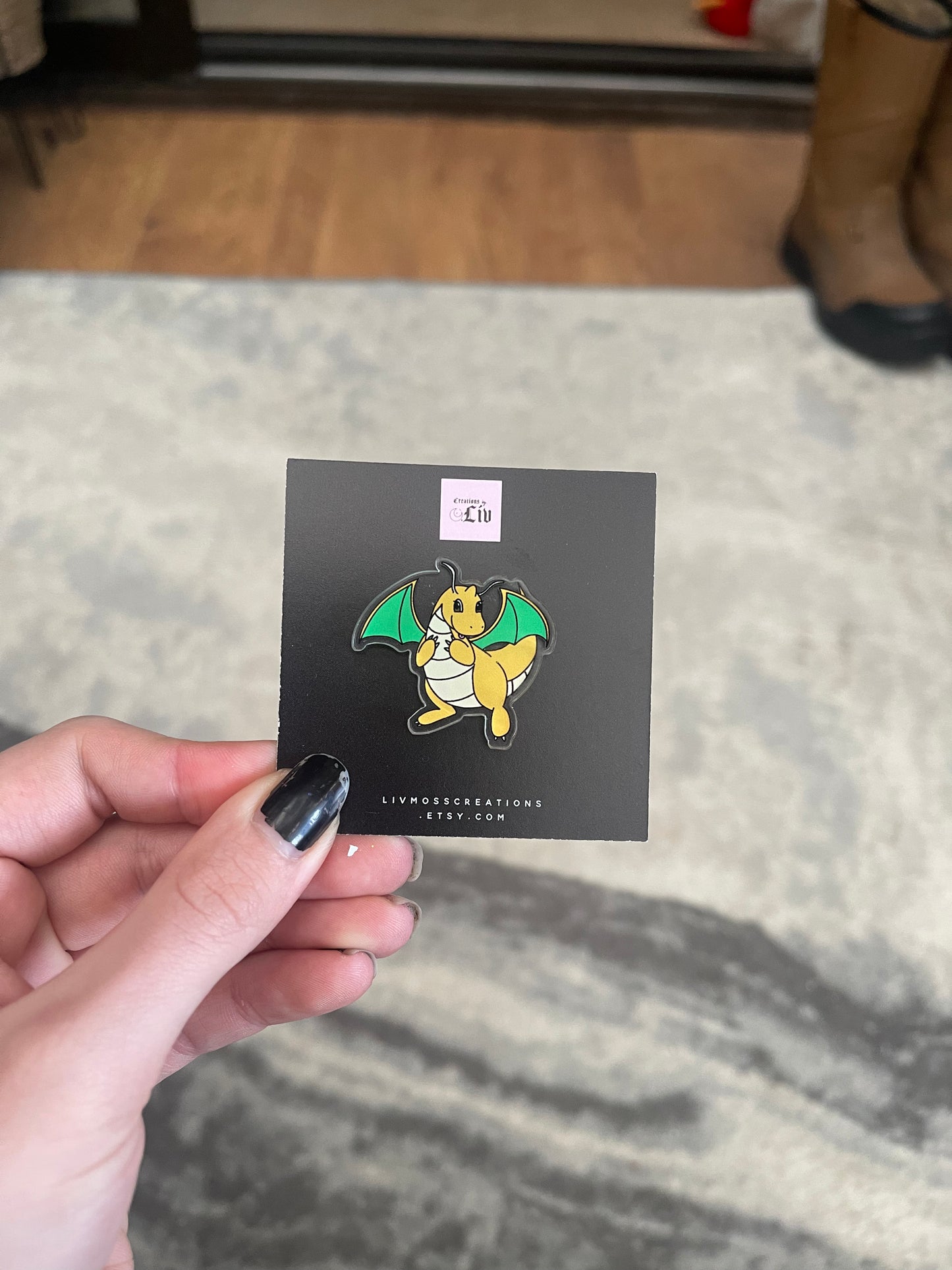 Dragon Acrylic Pin