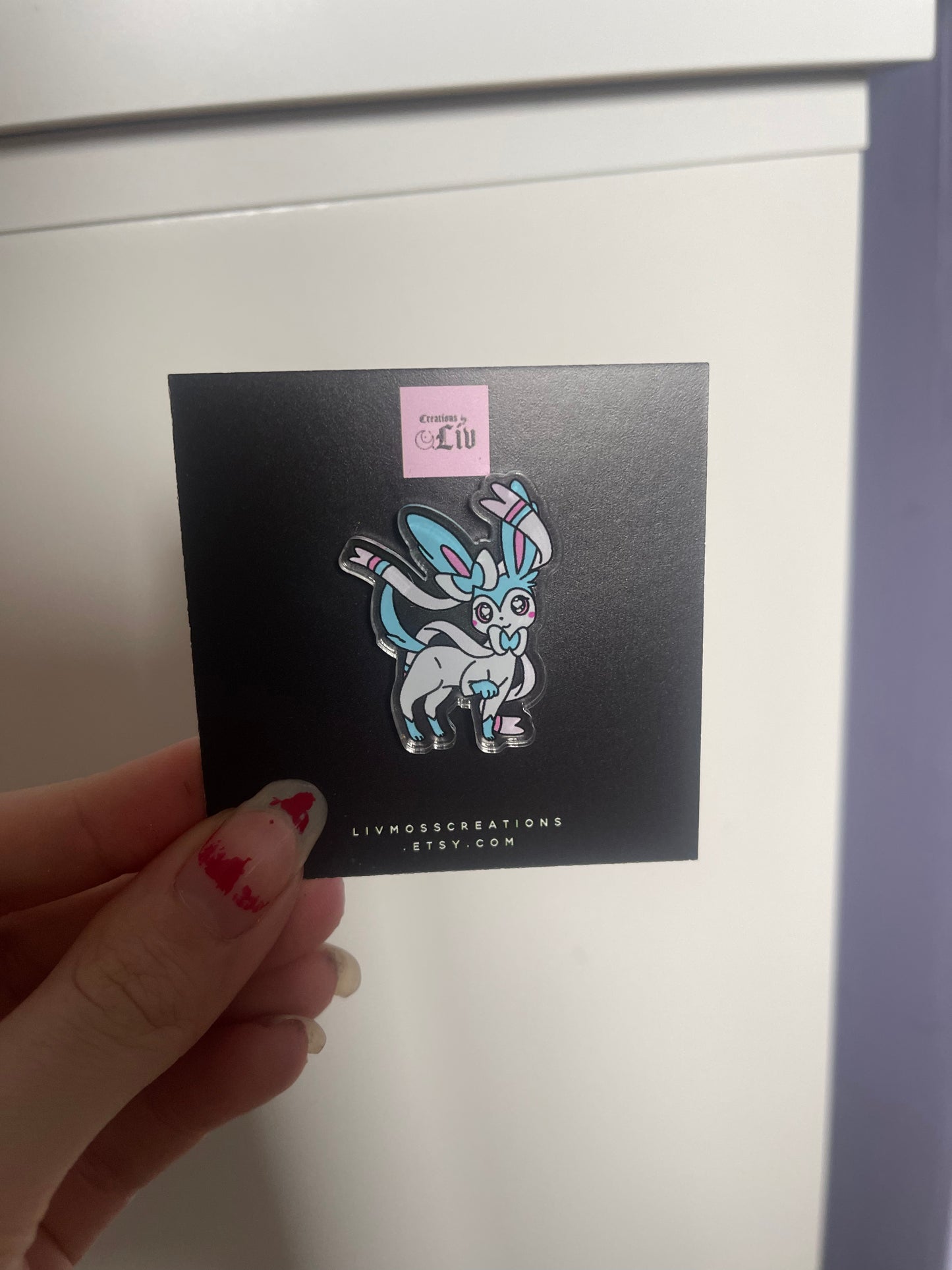 Shiny Sylv Acrylic Pin