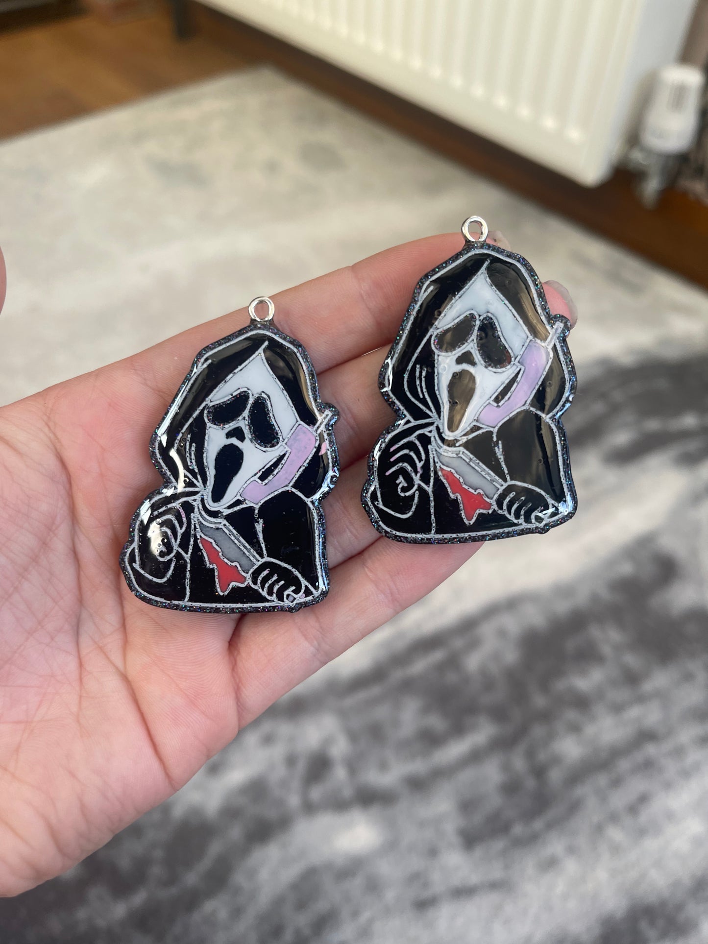 Ghost Man Earrings