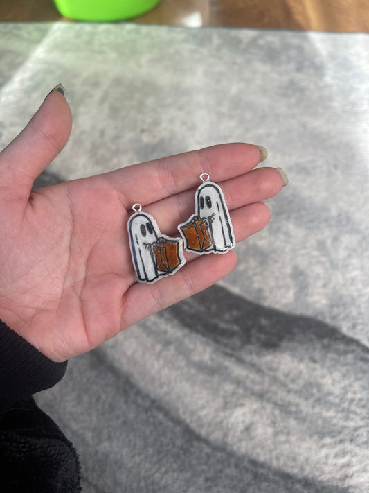 Trick or Treat Ghost Earrings