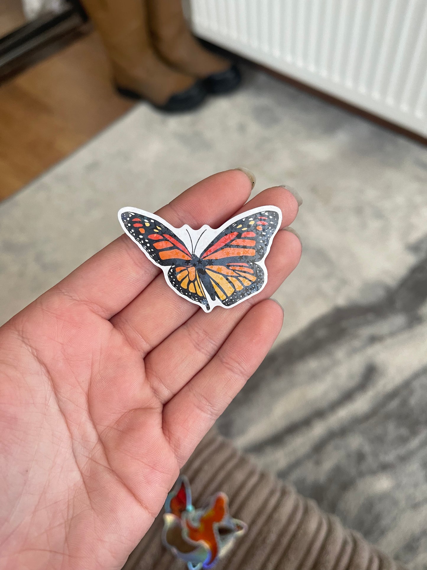 SIENNA FUNDRAISER Holographic Butterfly Sticker