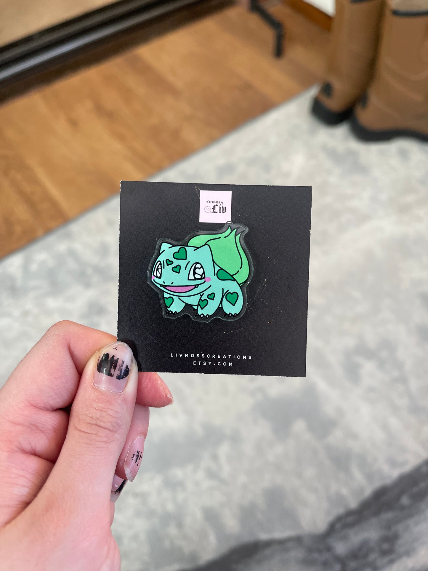 Bulba Acrylic Pin