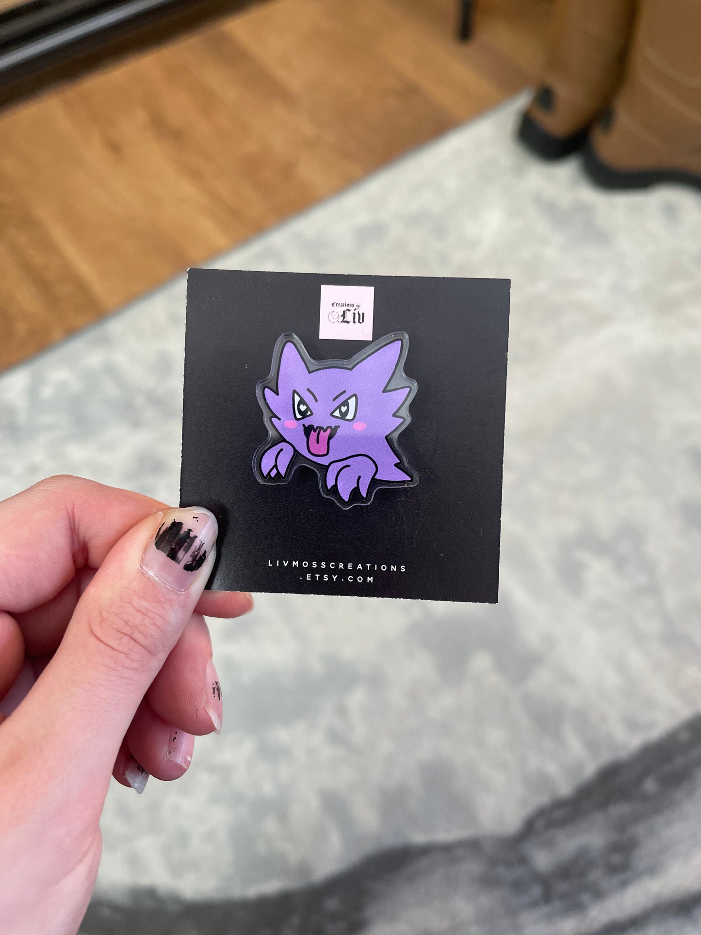 Haunt Acrylic Pin