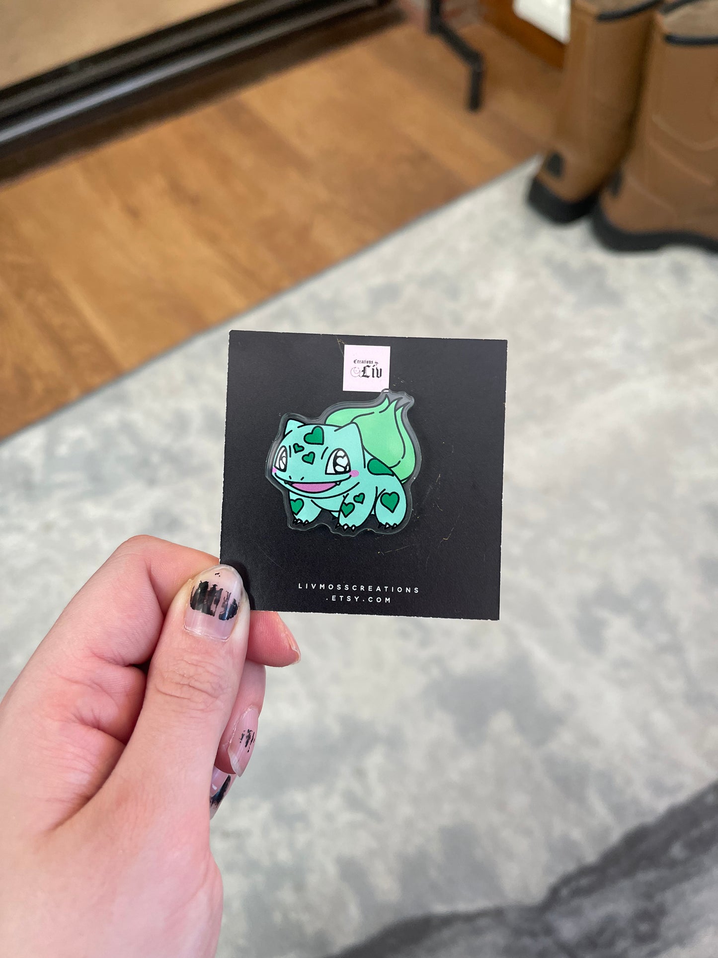 Bulba Acrylic Pin