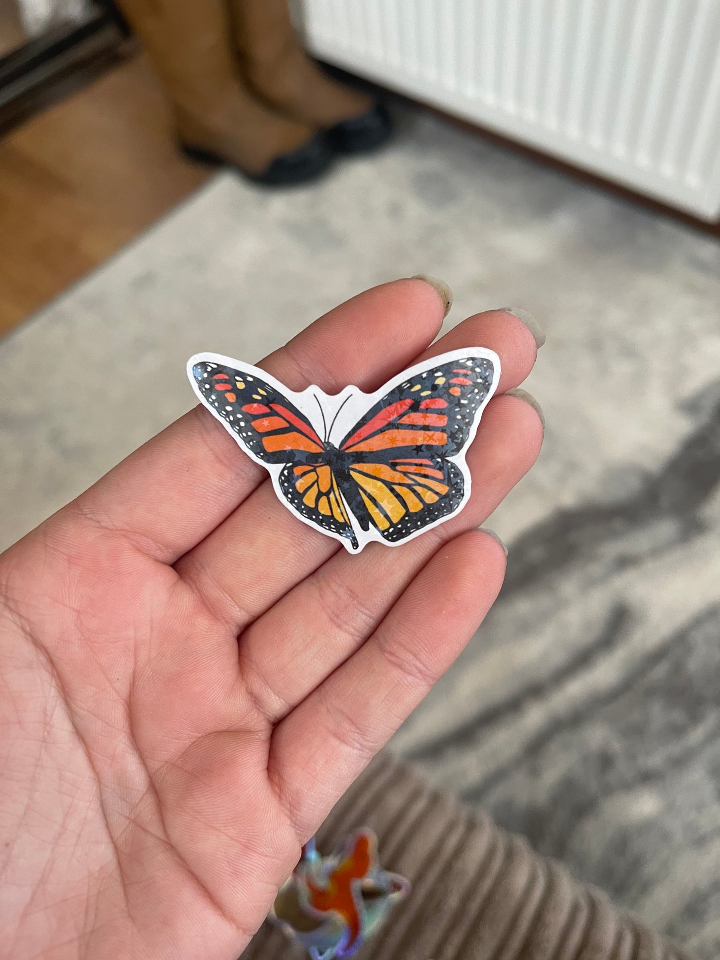 SIENNA FUNDRAISER Holographic Butterfly Sticker