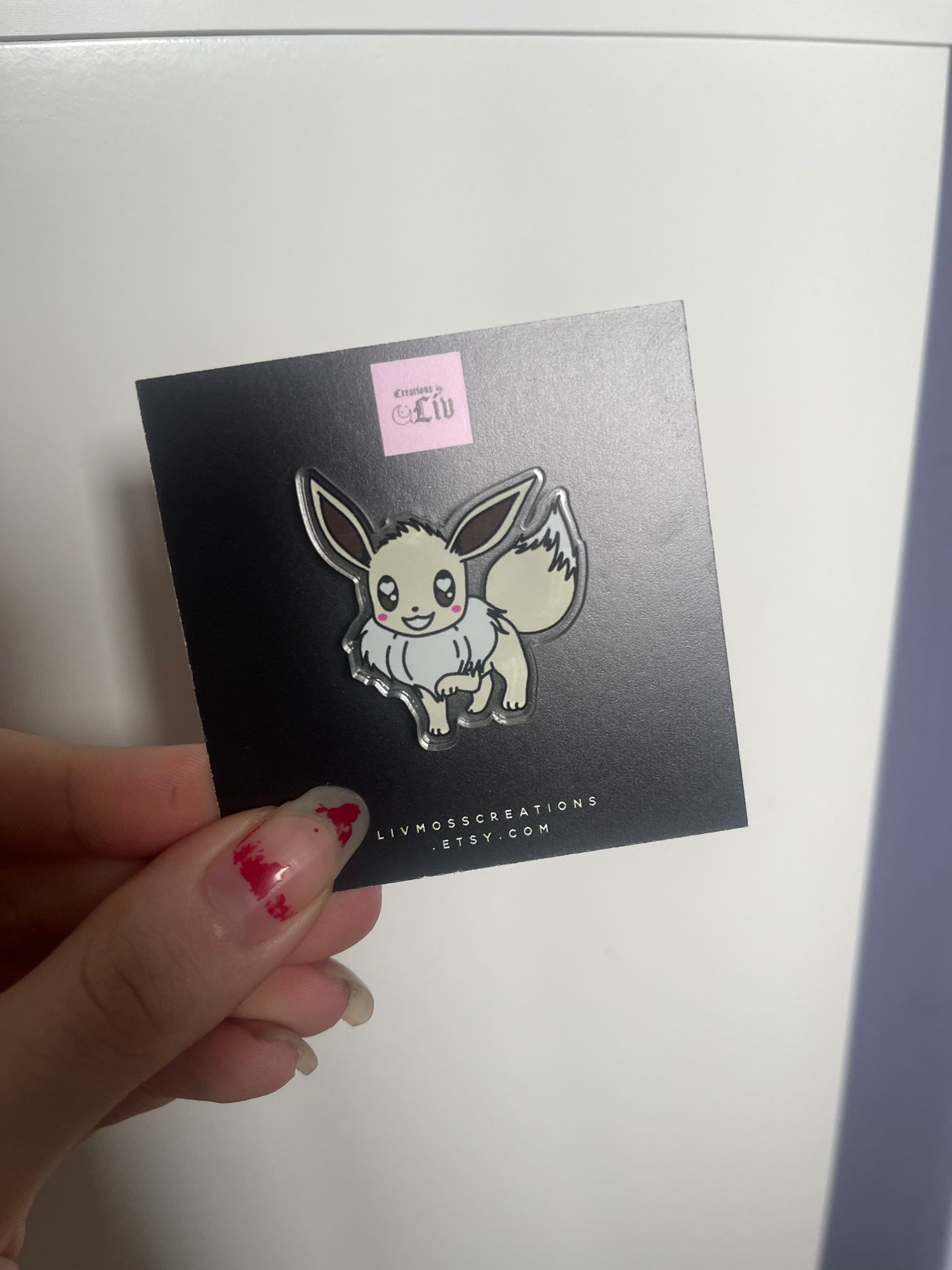 Shiny EV Acrylic Pin