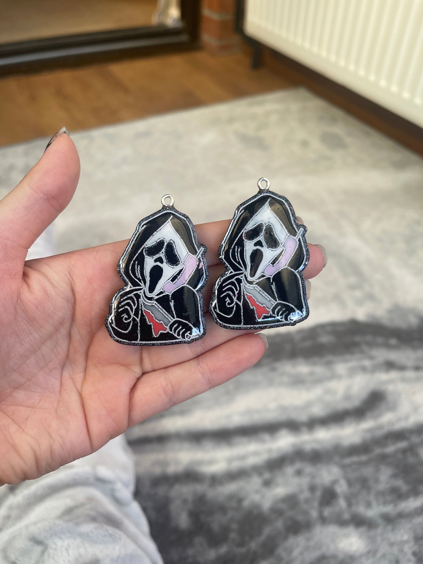 Ghost Man Earrings