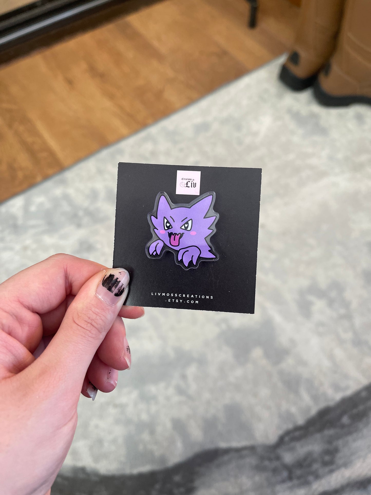 Haunt Acrylic Pin