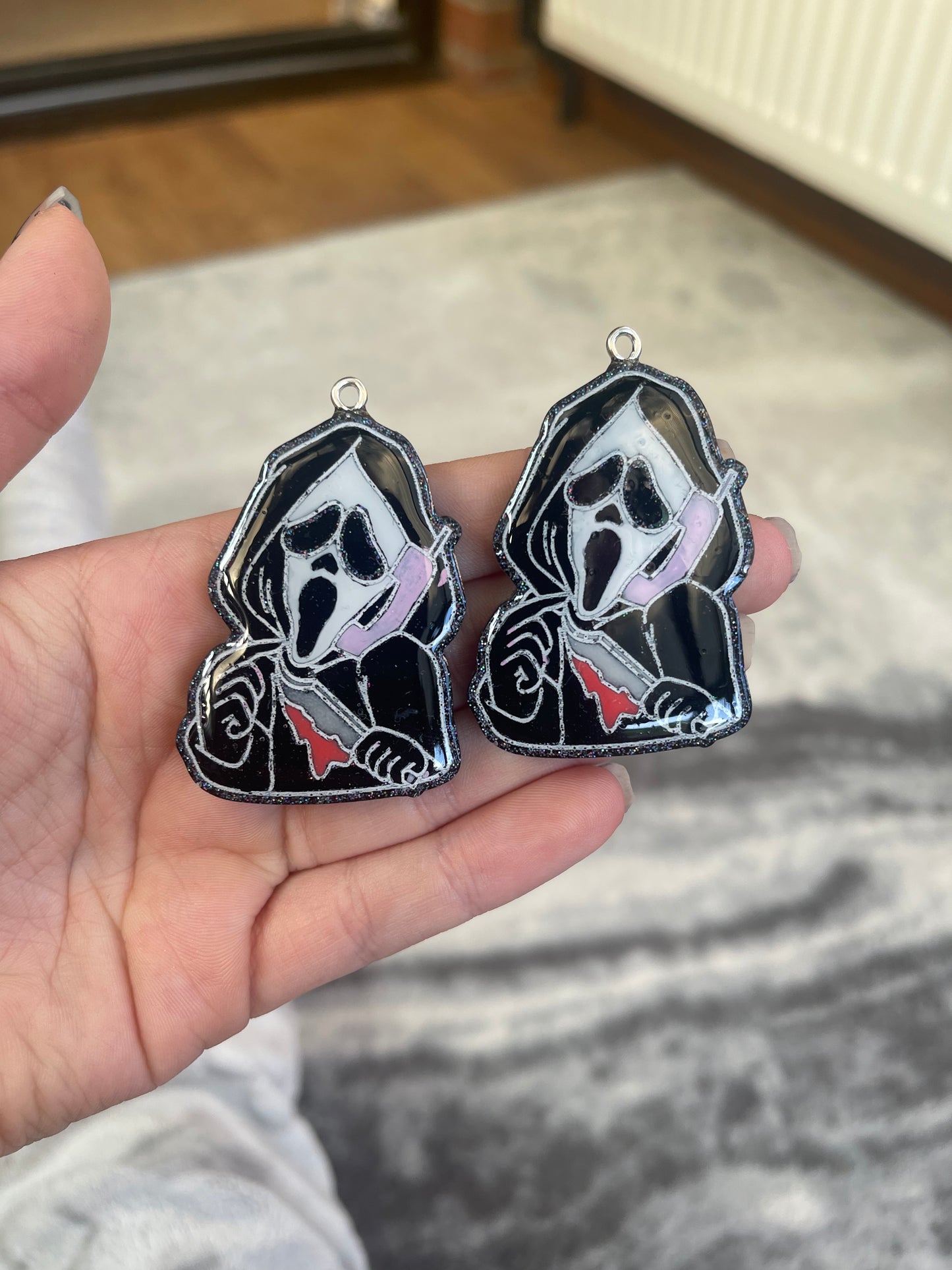 Ghost Man Earrings