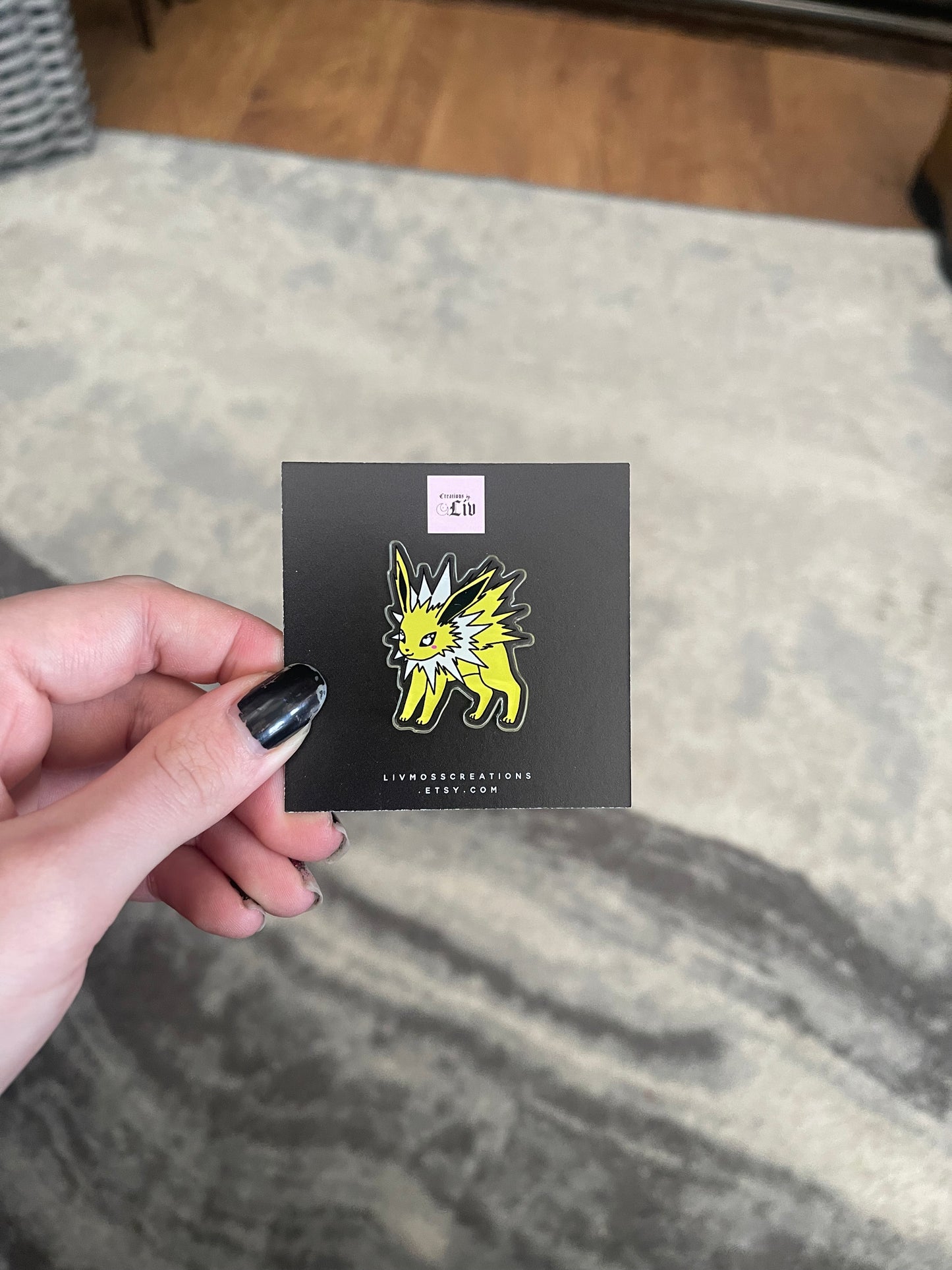 Jolt Acrylic Pin